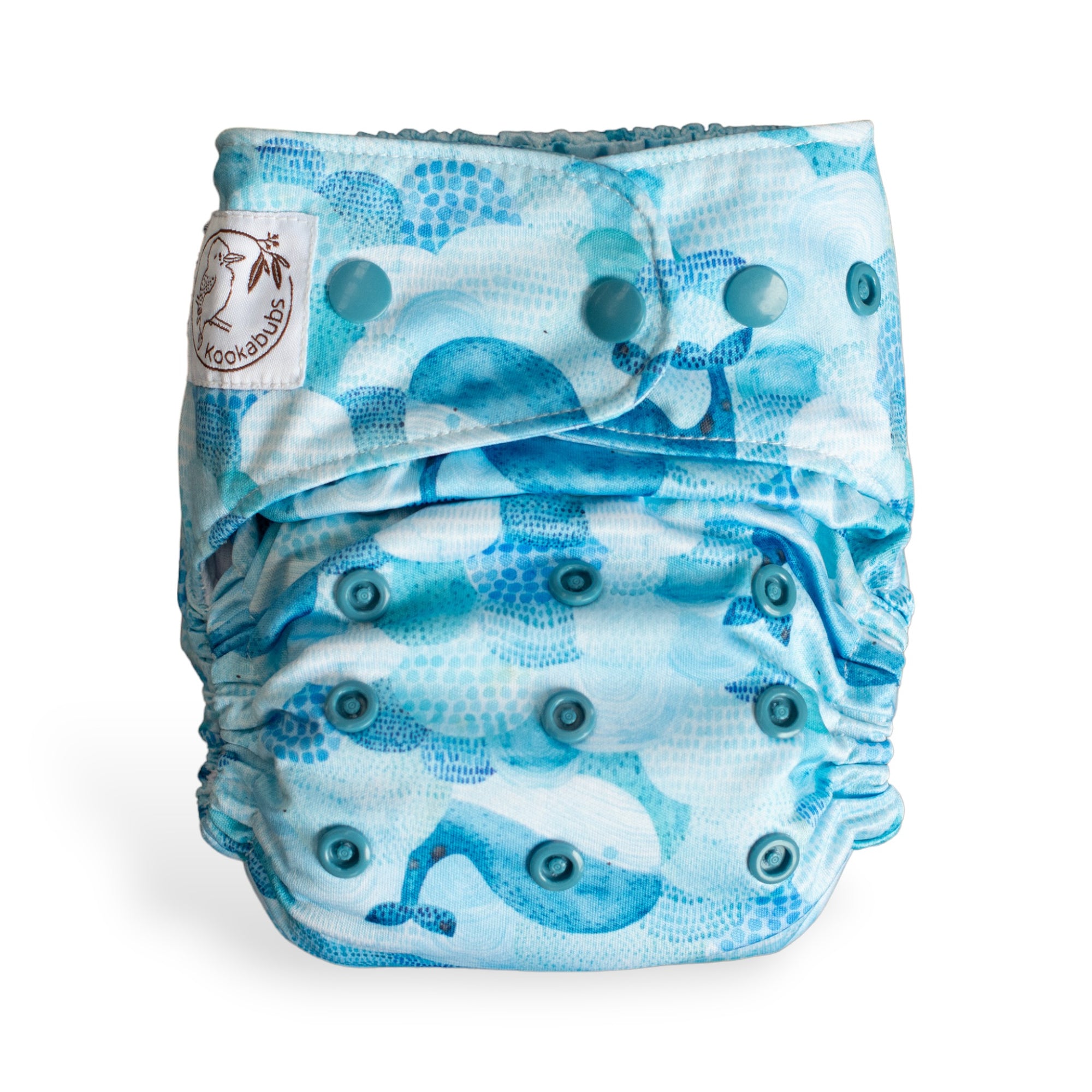 Kookabubs-Reusable-Cloth-Nappy-Whale-Waters-Front